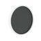 HBCY Creations Set of 2 Round Wood Framed Wall Mounted Magnetic Chalkboards with Eraser and Chalk